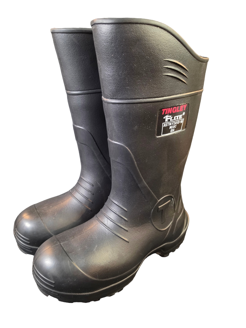 Tingley Flite Elite Safety Toe Work Boots Mens 9 Womens 11 Waterproof EH Black